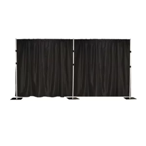 pipe and drape - black or white